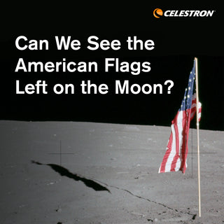 Can We See the American Flags Left on the Moon by the Apollo Astronauts