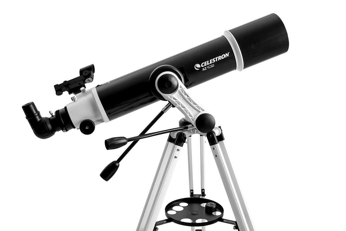 AZ 102 Telescope with Smartphone Adapter and Bluetooth Shutter Remote