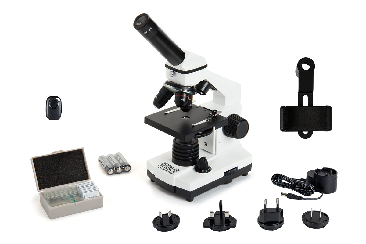 Used - Popular Science by Celestron Labs CM400 Compound Microscope
