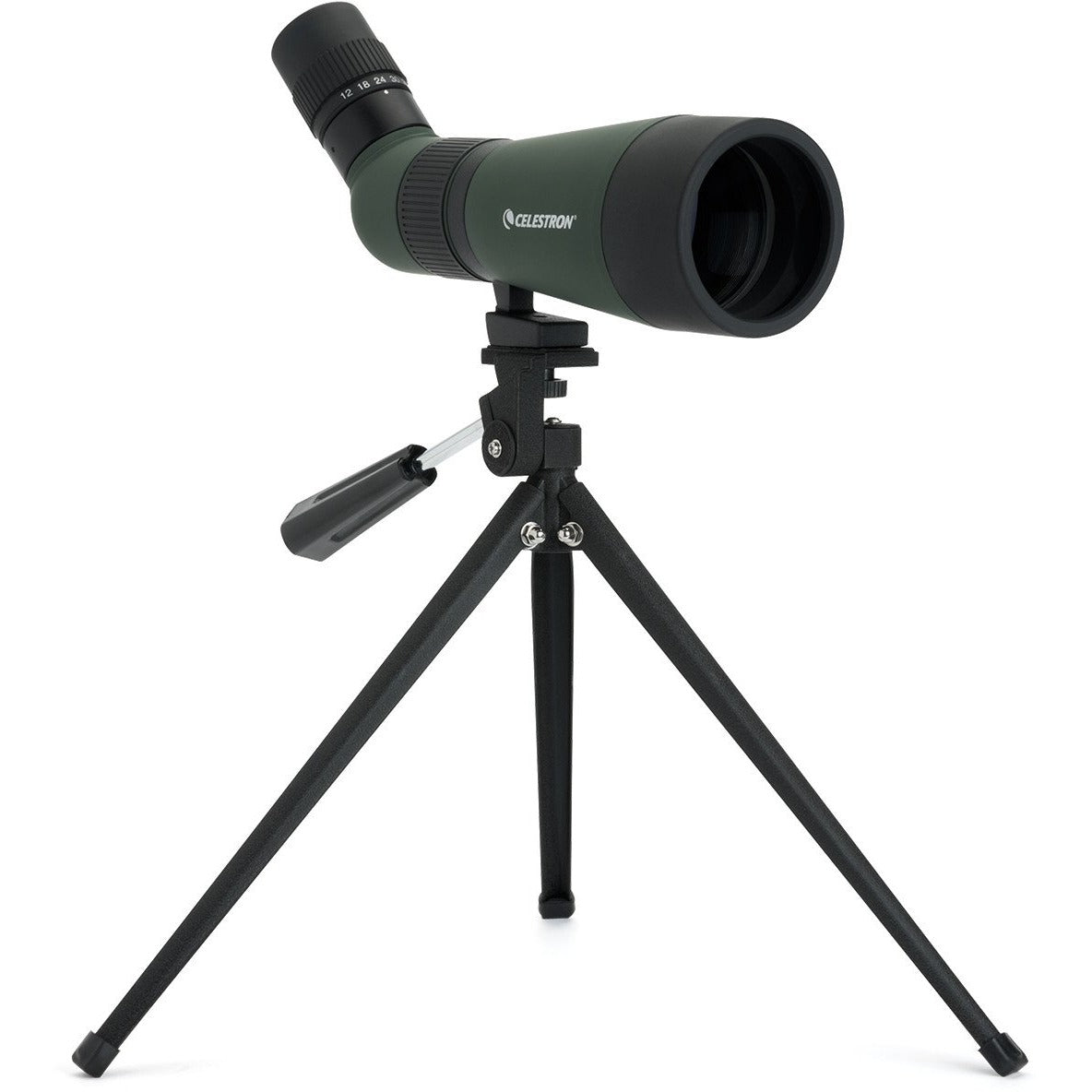 LandScout 12-36x60mm Angled Zoom Spotting Scope with Table-top