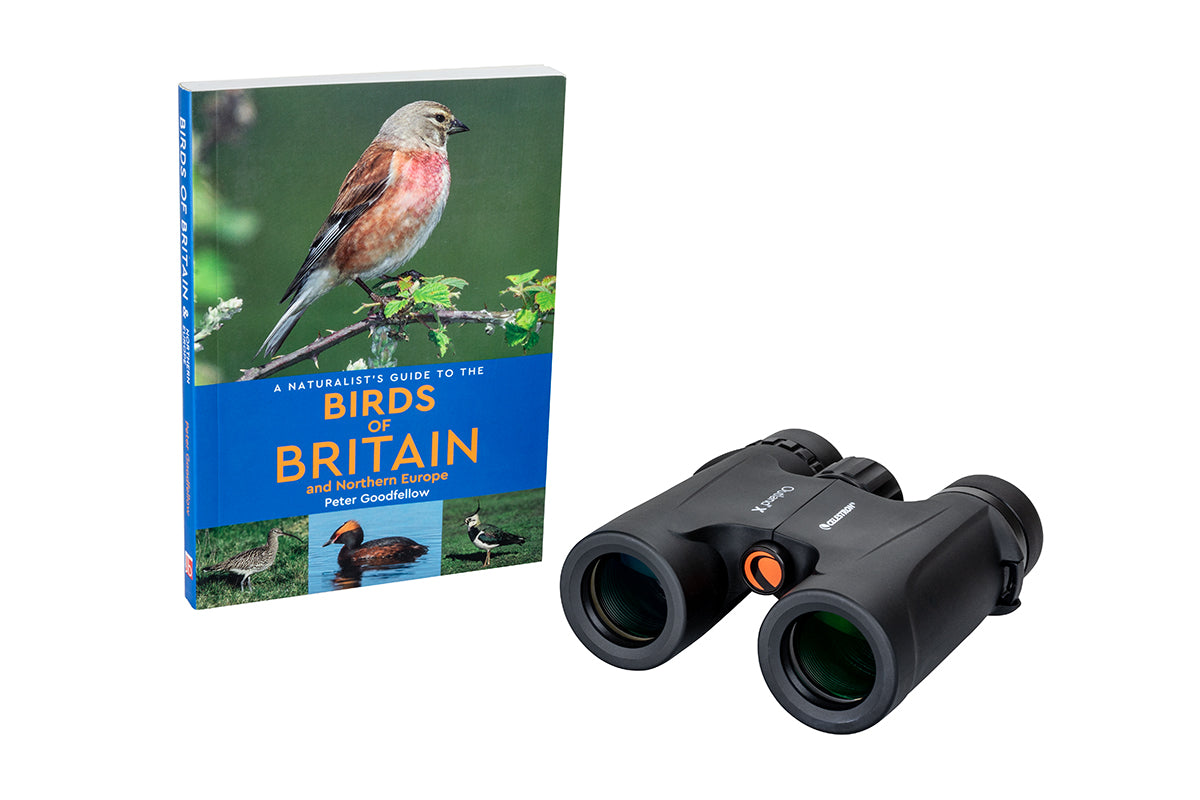 Birder's Starter Outland X 8x32mm Roof Binoculars Kit – Celestron