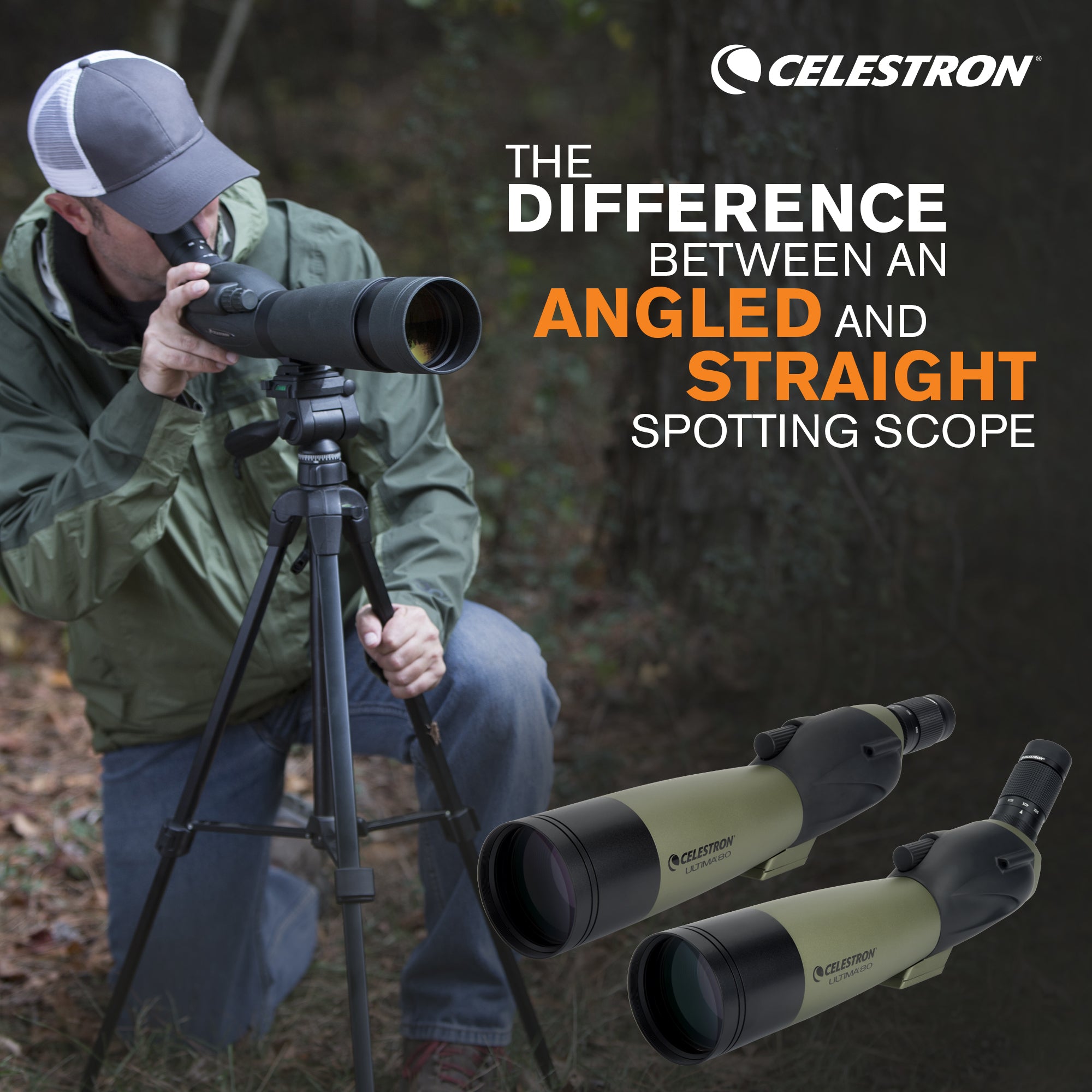 The Difference Between an Angled and Straight Spotting Scopes