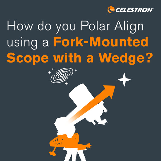 How do you Polar Align using a Fork-Mounted Scope with a Wedge?