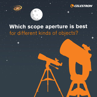Which scope aperture is best for different kinds of objects?