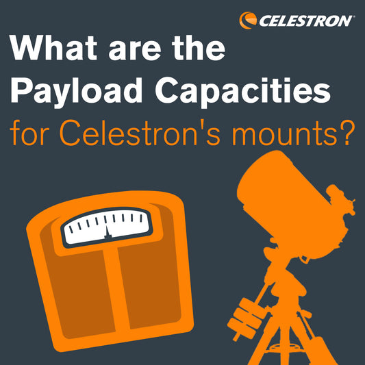 What are the Payload Capacities for Celestron's mounts?