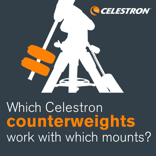 Which Celestron counterweights work with which mounts?