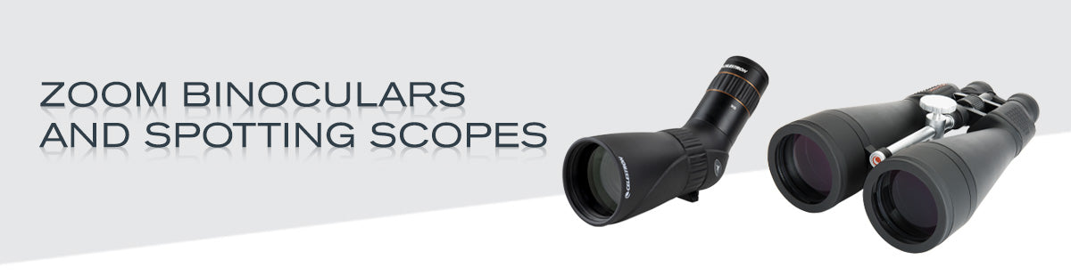 Zoom Binoculars and Spotting Scopes Collection Hero Image