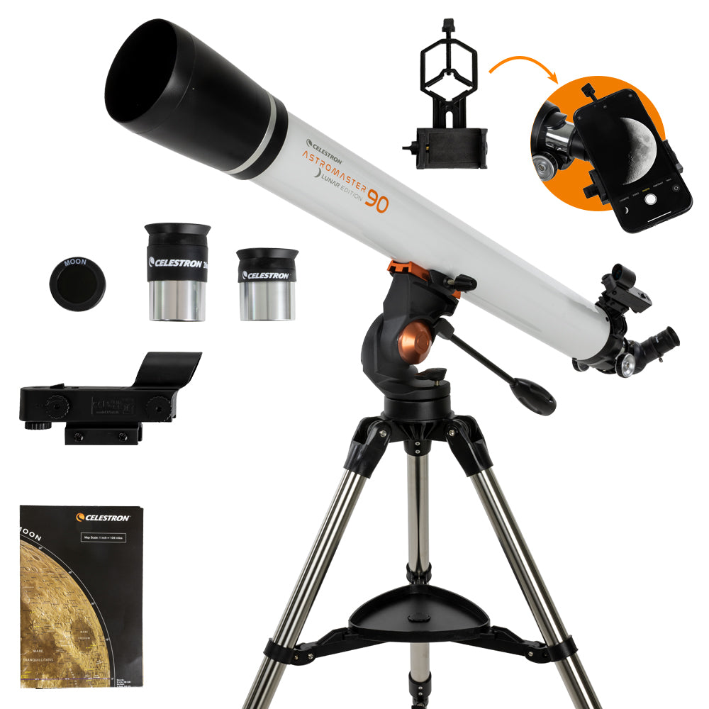 AstroMaster 90AZ Telescope Lunar Edition