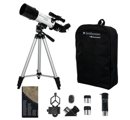 Smithsonian by Celestron Travel Scope 60 DX Portable Telescope