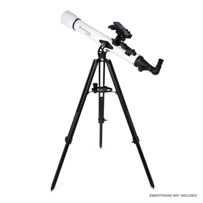 Smithsonian by Celestron StarSense Explorer LT 80AZ Smartphone App-Enabled Refractor Telescope