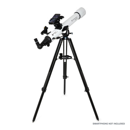 Smithsonian by Celestron StarSense Explorer LT 80AZ Smartphone App-Enabled Refractor Telescope