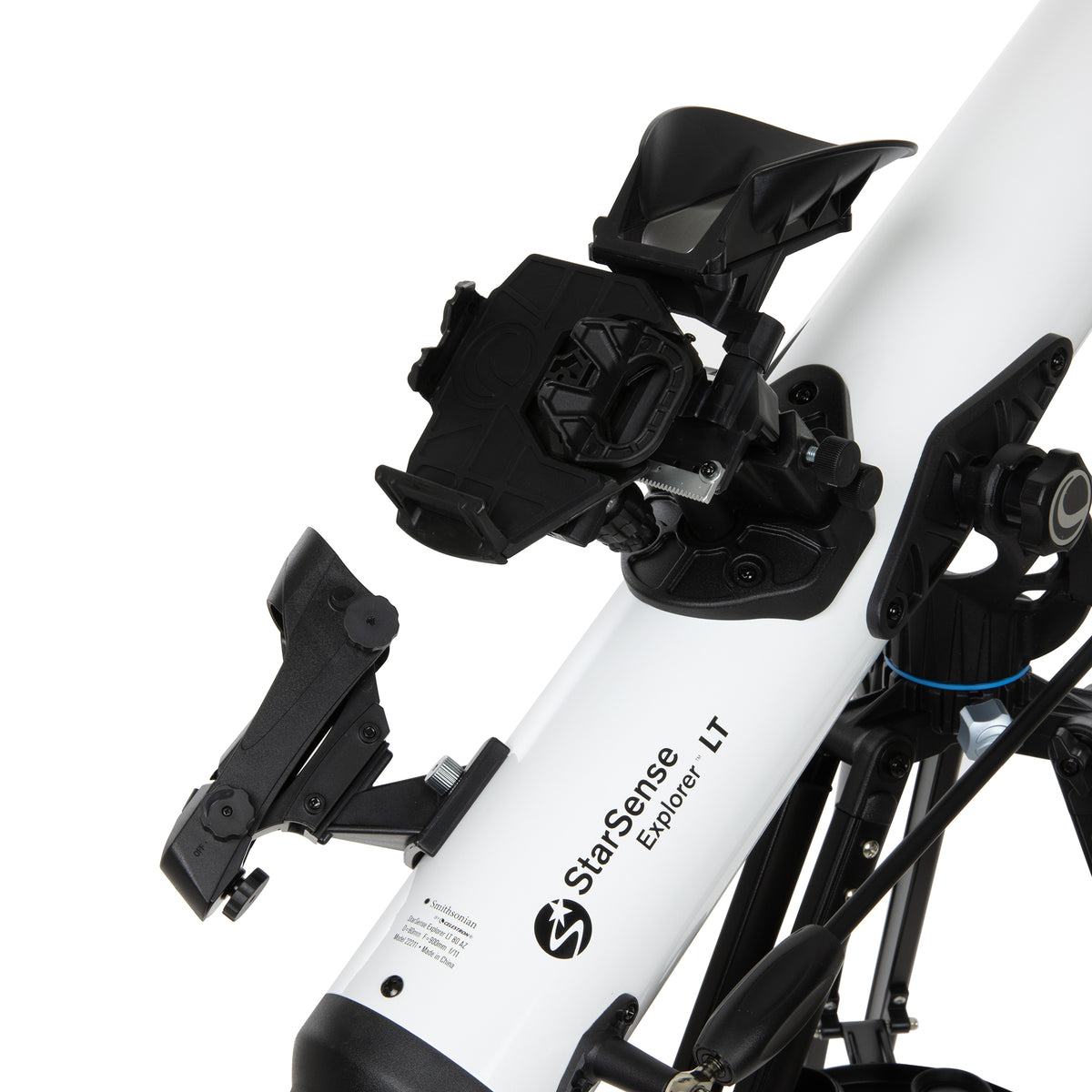 Smithsonian by Celestron StarSense Explorer LT 80AZ Smartphone App-Enabled Refractor Telescope