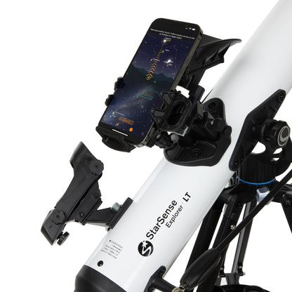 Smithsonian by Celestron StarSense Explorer LT 80AZ Smartphone App-Enabled Refractor Telescope