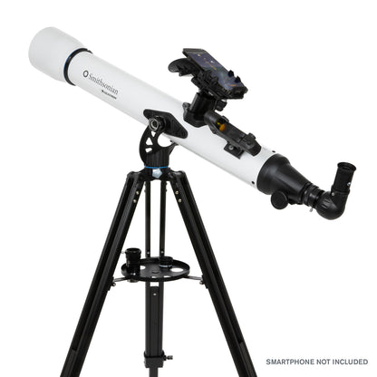 Smithsonian by Celestron StarSense Explorer LT 80AZ Smartphone App-Enabled Refractor Telescope