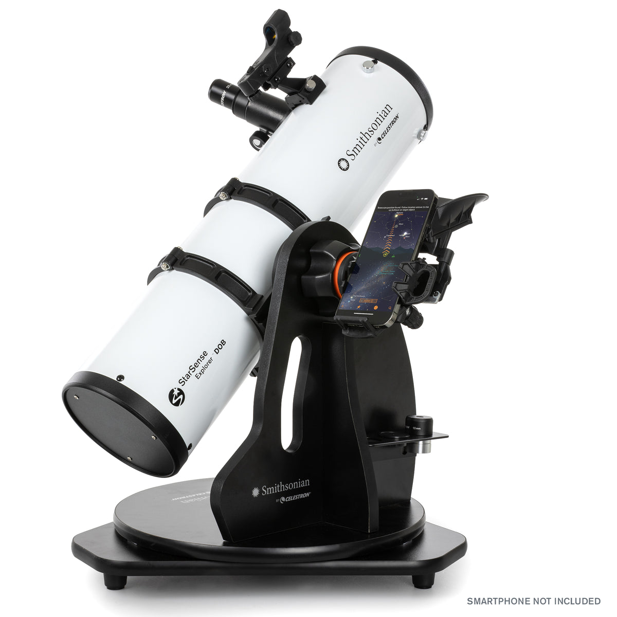 Smithsonian by Celestron StarSense Explorer 130mm Smartphone App-Enabled Tabletop Dobsonian Telescope