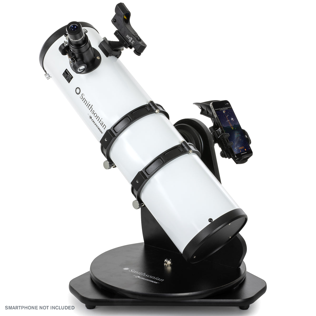 Smithsonian by Celestron StarSense Explorer 130mm Smartphone App-Enabled Tabletop Dobsonian Telescope