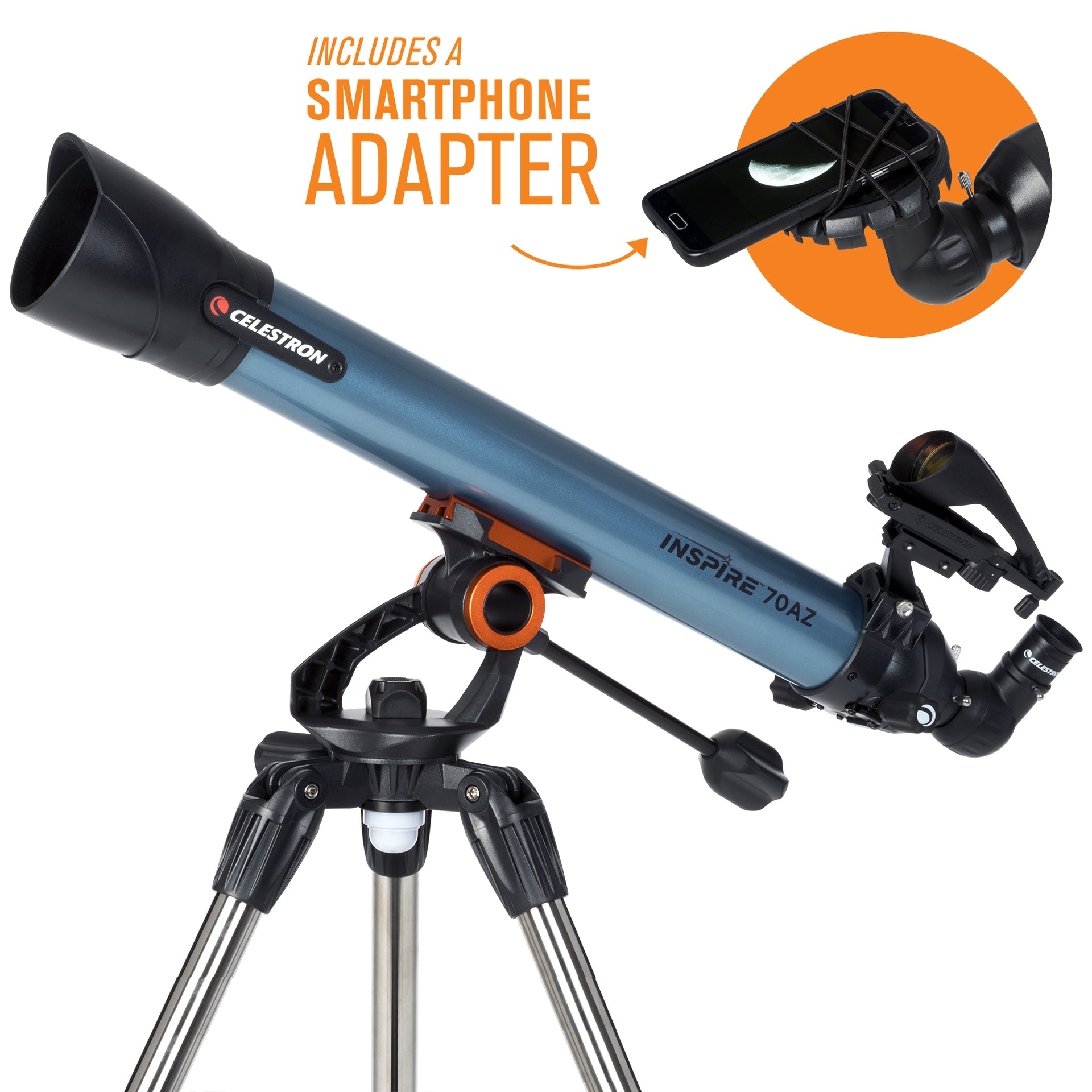 tripod celestron inspire 70az telescope review