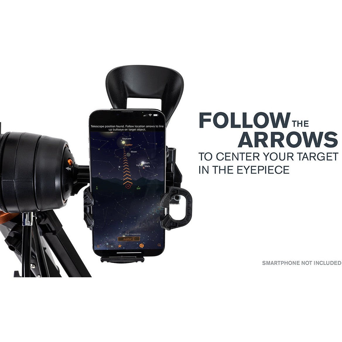 Royal Observatory Greenwich Celestron StarSense Explorer DX 100AZ Smartphone App-Enabled Refractor Telescope