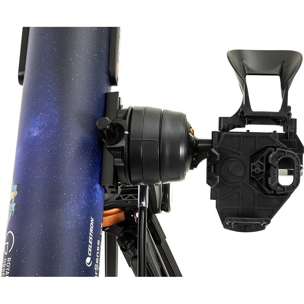 Royal Observatory Greenwich Celestron StarSense Explorer DX 100AZ Smartphone App-Enabled Refractor Telescope