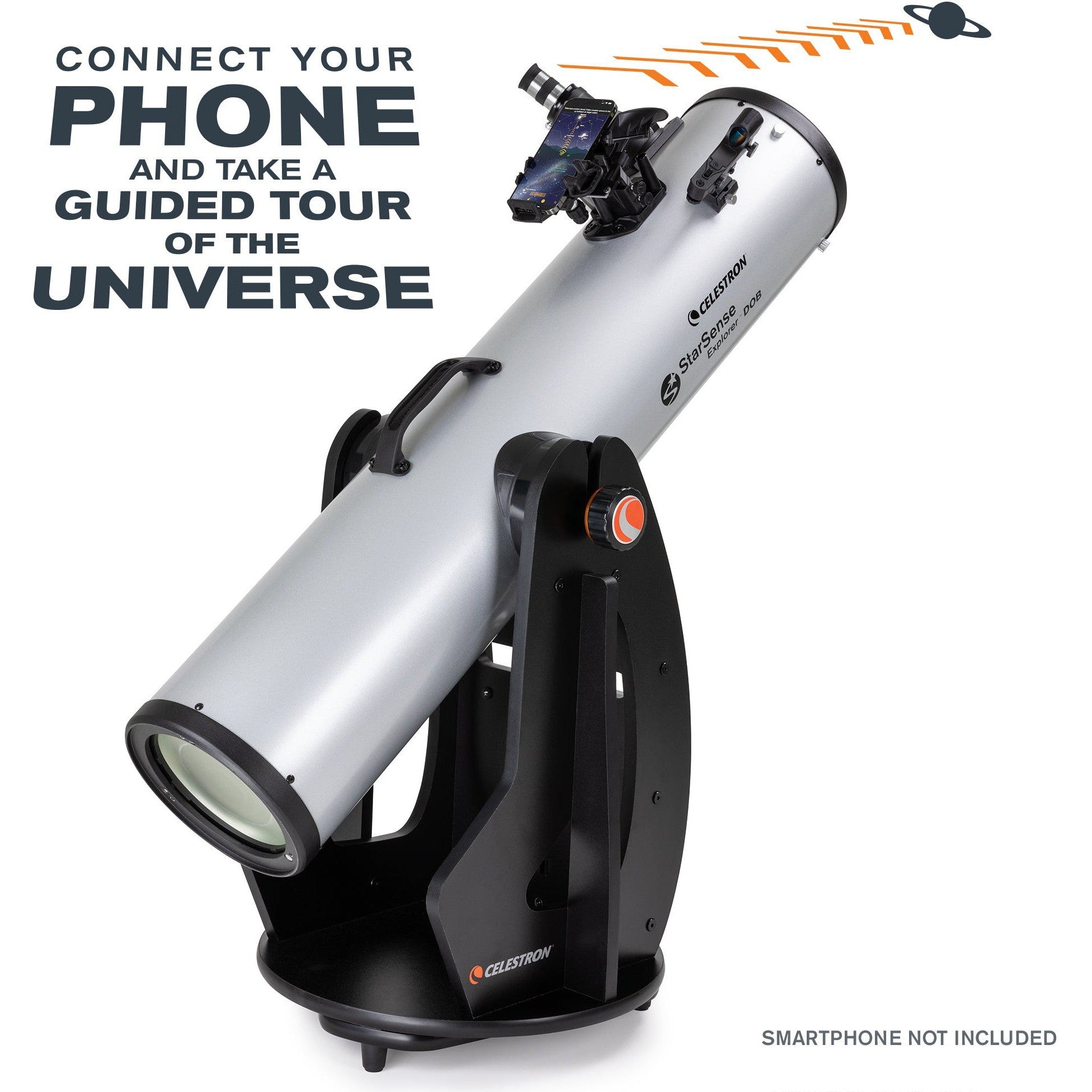 Celestron StarSense Explorer 8" Dobsonian Telescope with Smartphone App | Large 8" Aperture, Deep-Sky & Planet Viewing, StarSense Smartphone Navigation, Manual Dobsonian Mount, Smooth PointandObserve