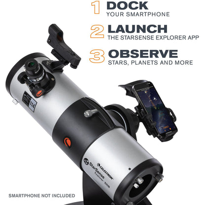 StarSense Explorer 114mm Smartphone App-Enabled Tabletop Dobsonian Telescope