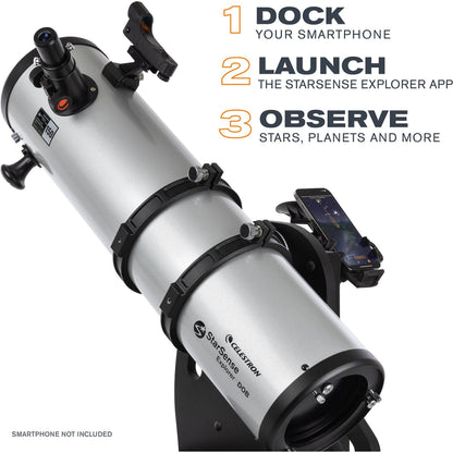 StarSense Explorer 150mm Smartphone App-Enabled Tabletop Dobsonian Telescope