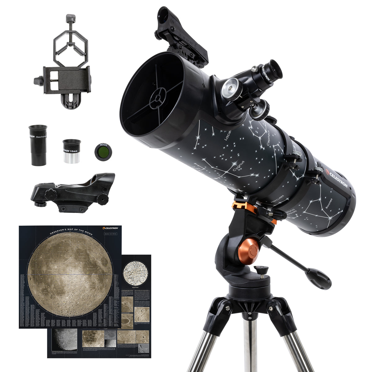 AstroMaster 130AZ Newtonian Telescope Bundle