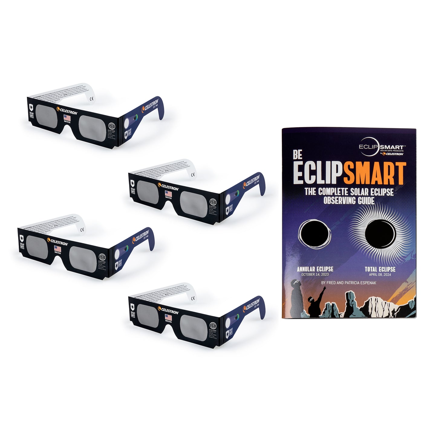 EclipSmart Solar Eclipse Glasses Observing Kit