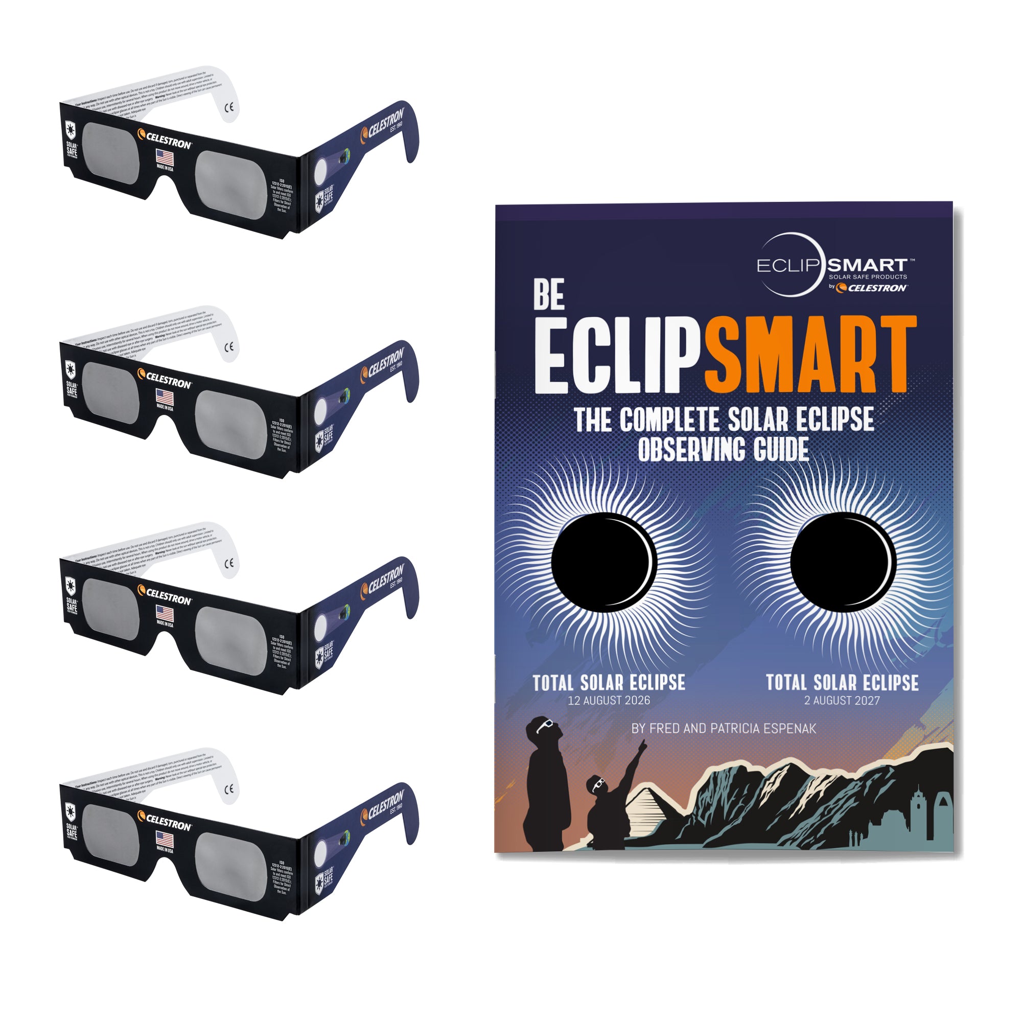 EclipSmart Solar Eclipse Glasses Observing Kit – Celestron