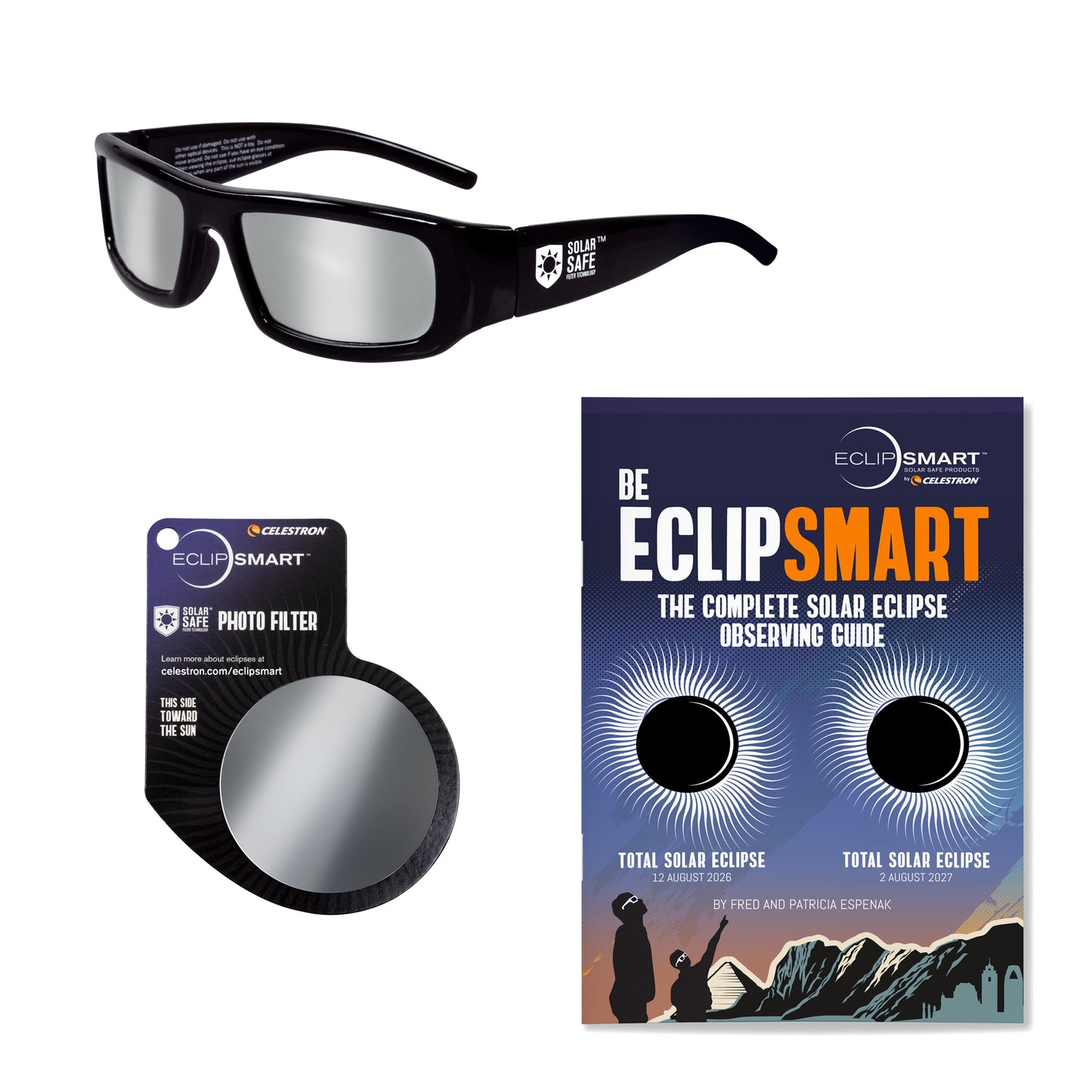 EclipSmart 3-Piece Solar Eclipse Observing and Imaging Kit