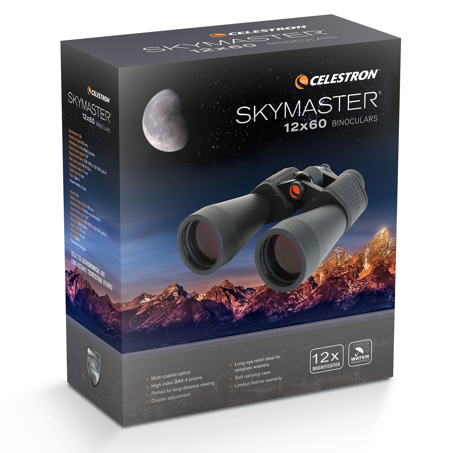 SkyMaster 12x60mm Porro Binoculars