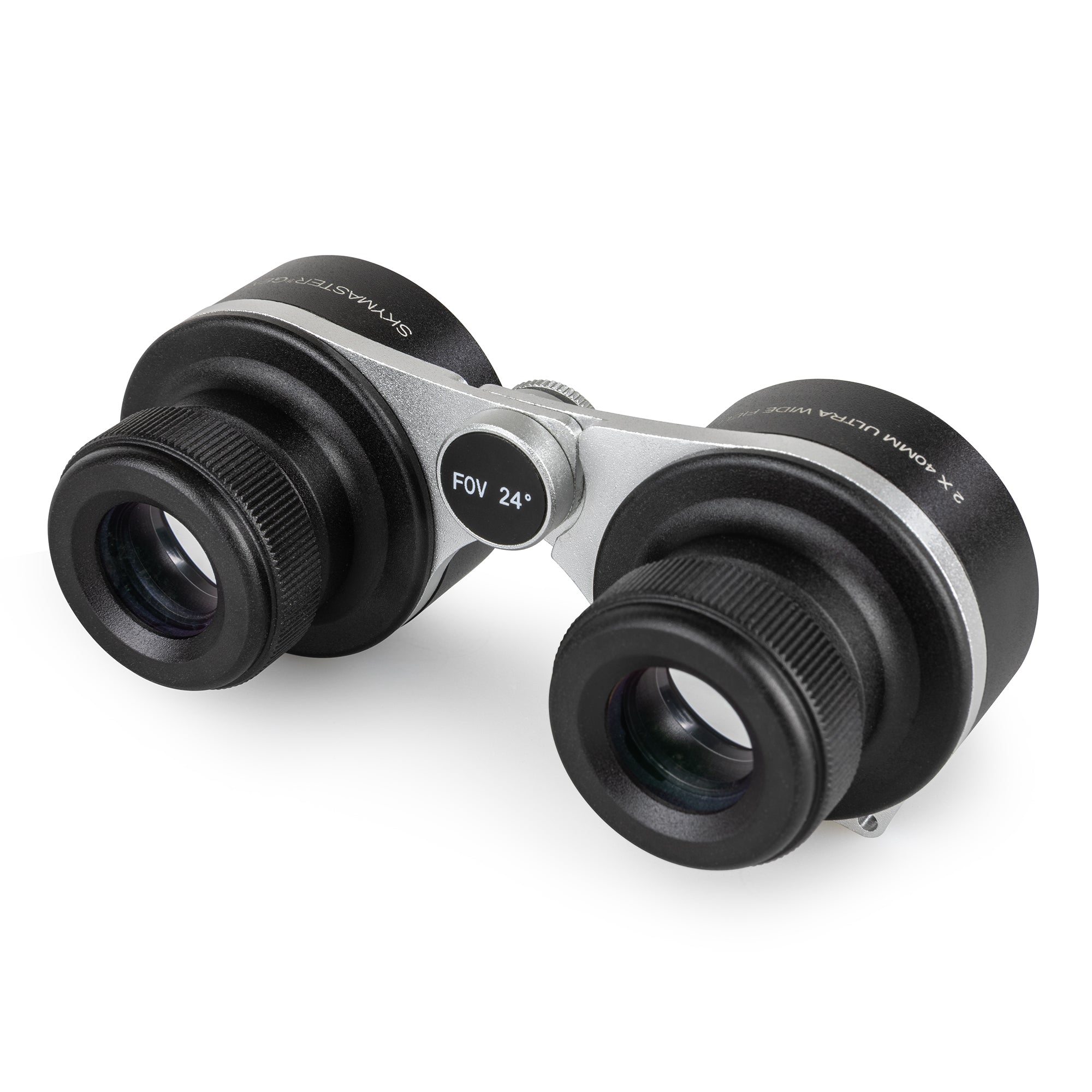 SkyMaster Gemini 2x40 eyepiece and focusing controls