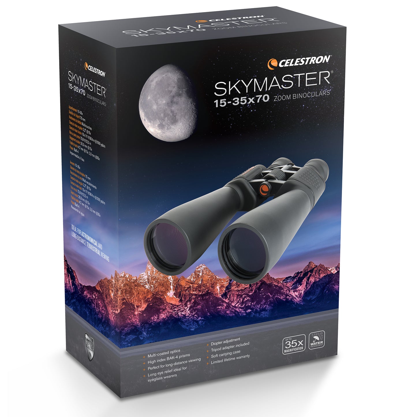 SkyMaster 15-35x70mm Zoom Porro Binoculars