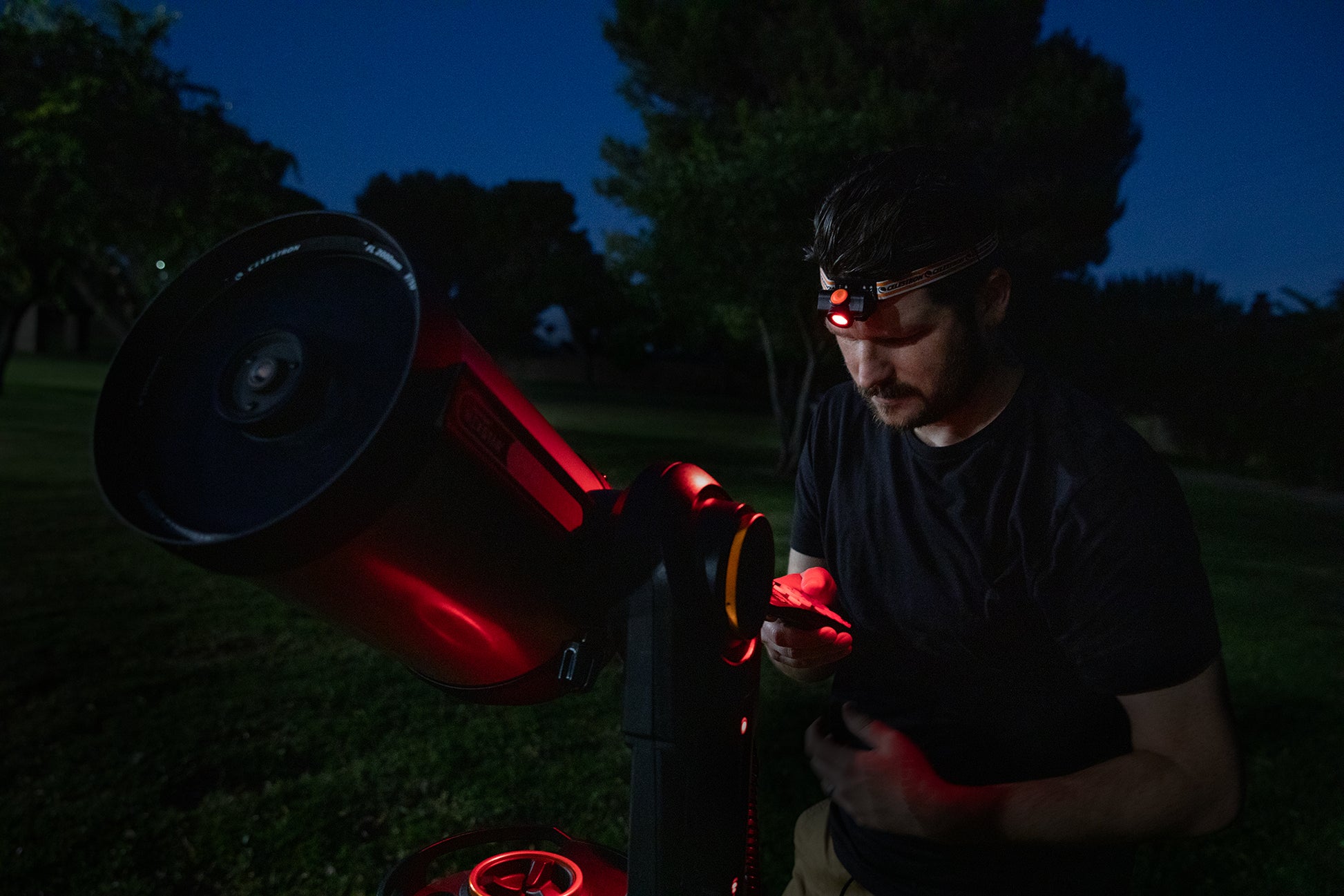 red light night vision goggles Night Vision Red Headlamp – Celestron