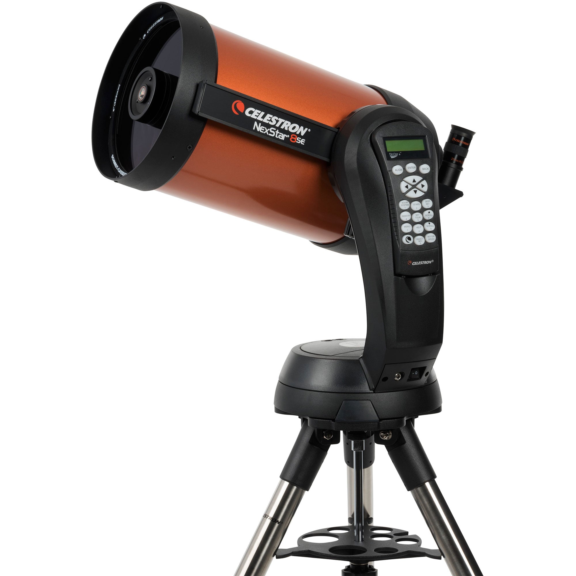 Celestron NexStar 8SE Computerized Telescope – Schmidt-Cassegrain | Fully Automated GoTo Mount with SkyAlign, Large 8" SCT Optics, Visual & Astroimaging Ready, Deep-Sky & Planets, 40k+ Objects