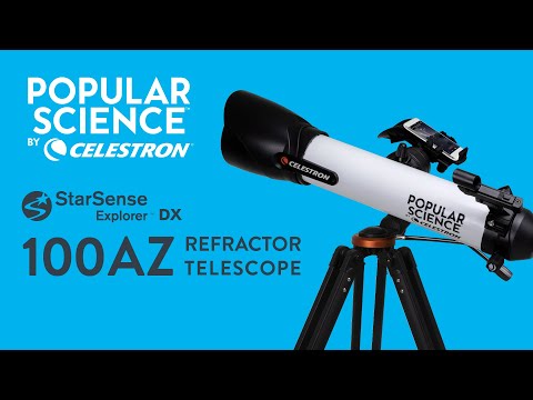 Video for Popular Science by Celestron StarSense Explorer DX 100AZ Smartphone App-Enabled Refractor Telescope