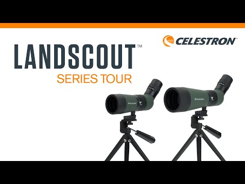 Video for LandScout 10-30x50mm Angled Zoom Spotting Scope with Table-top Tripod
