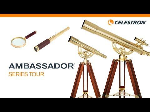 Video for Ambassador 80 AZ Brass Telescope
