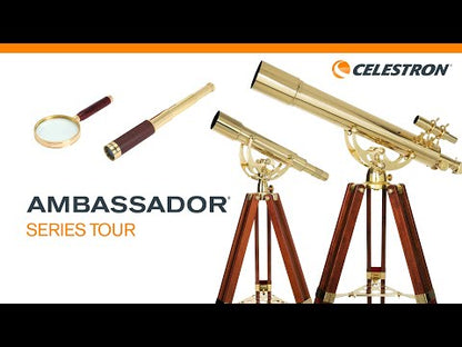 Video for Ambassador 80 AZ Brass Telescope