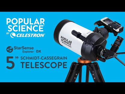 Video for Popular Science by Celestron StarSense Explorer DX 5" Smartphone App-Enabled Schmidt Cassegrain Telescope
