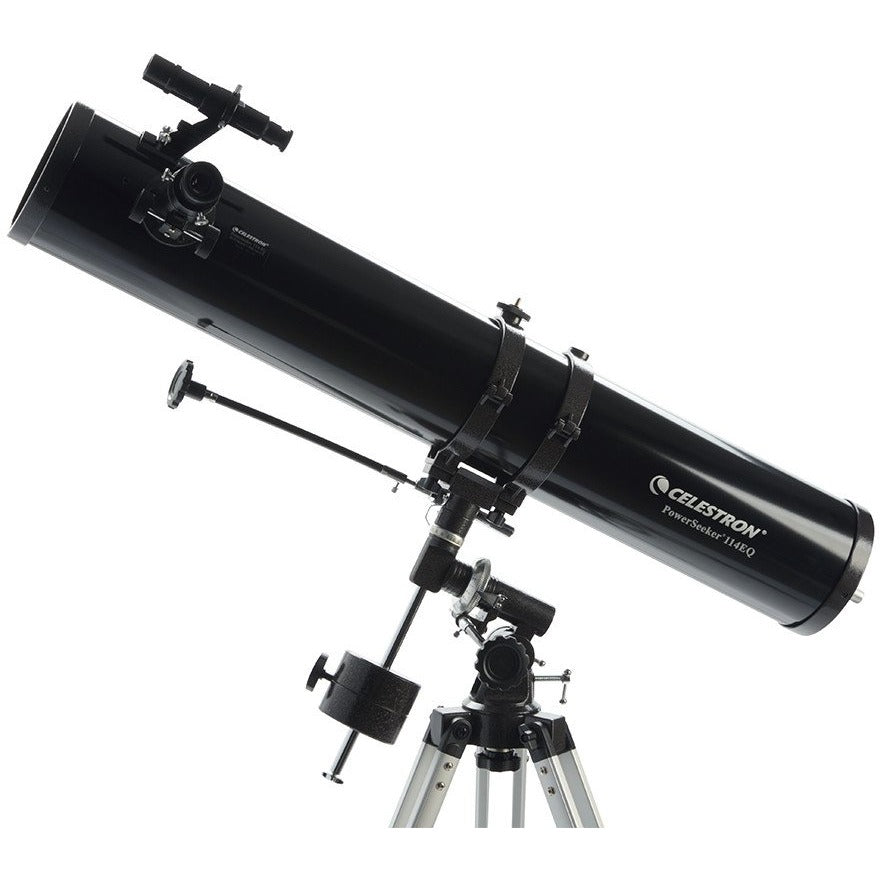 Celestron PowerSeeker 114EQ Newtonian Telescope complete telescope and tripod