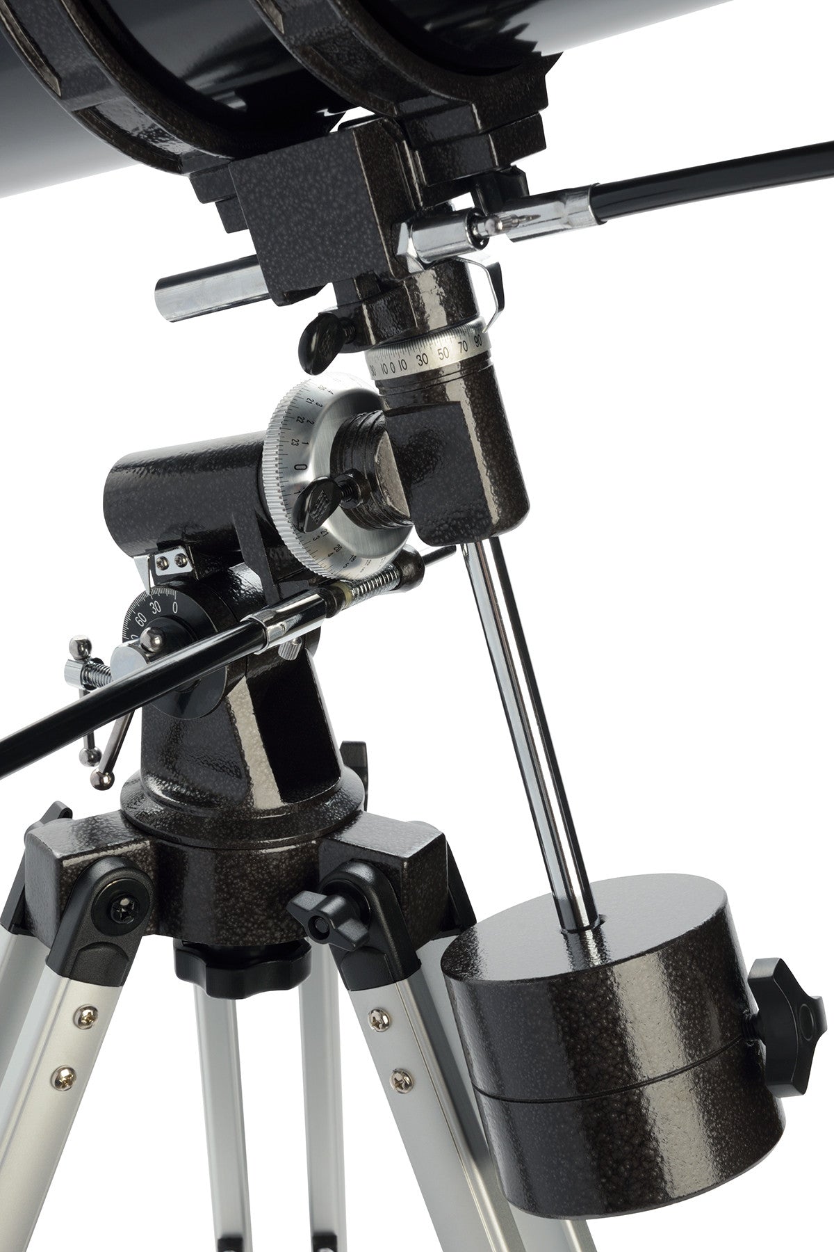 Included setup and accessory detail for the PowerSeeker 127EQ