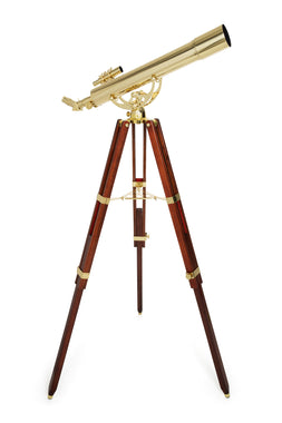 Ambassador 80 AZ Brass Telescope