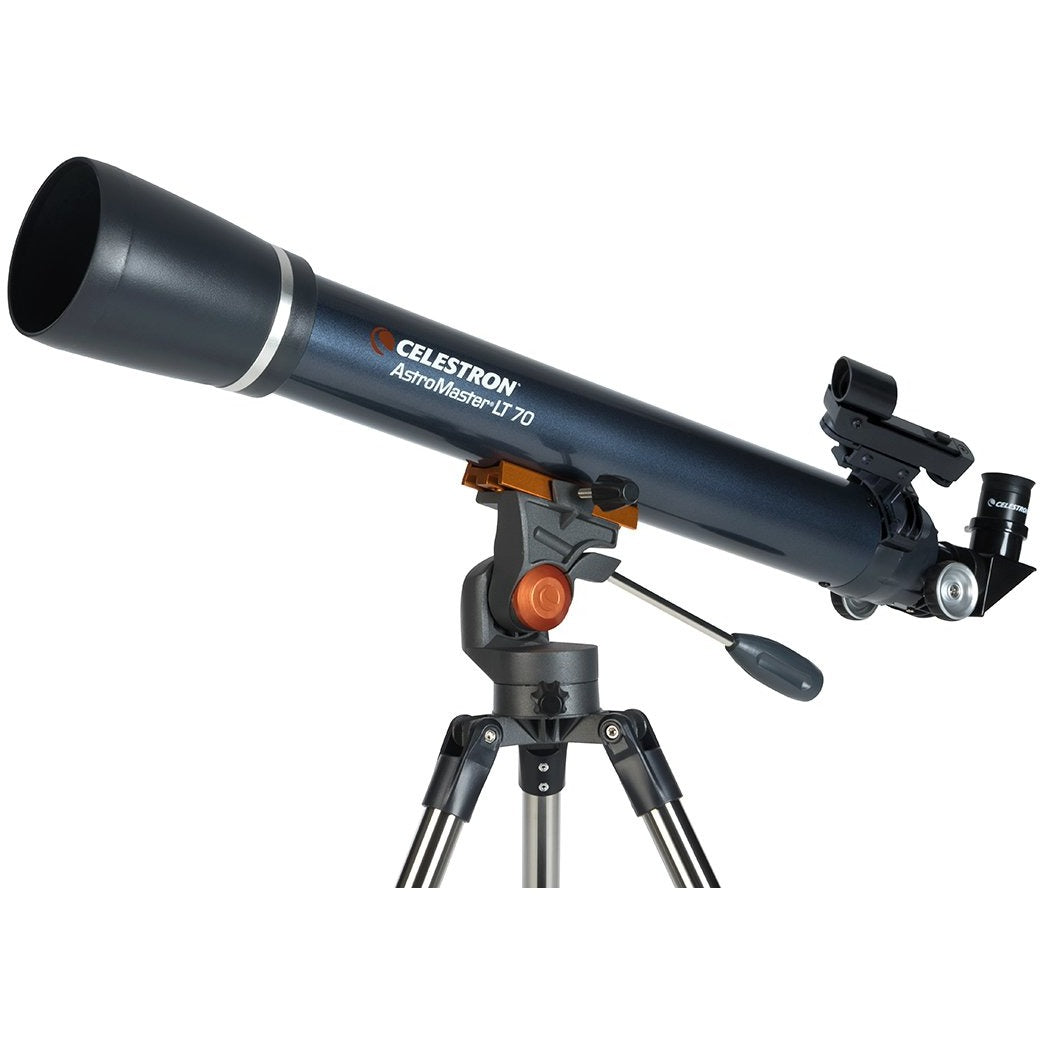 Celestron AstroMaster LT 70AZ Refractor Telescope complete telescope on tripod