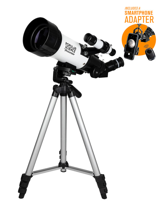 Popular Science by Celestron Travel Scope 70 Portable Telescope Celestron