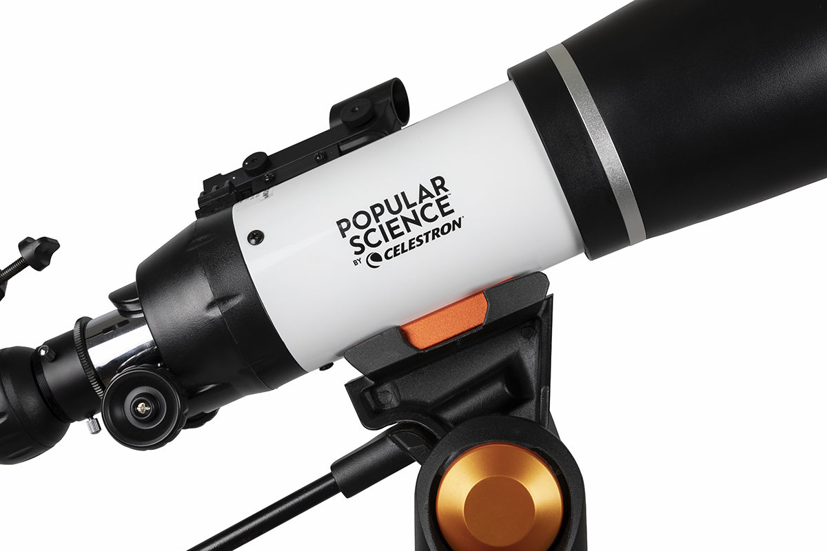 Popular Science by Celestron AstroMaster 80AZS Telescope with Smartpho