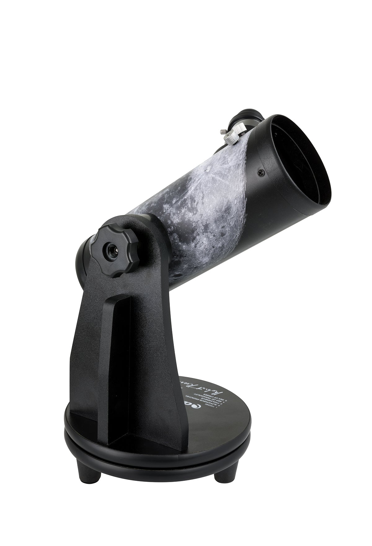 FirstScope Moon Signature Series 76mm tabletop reflector detail