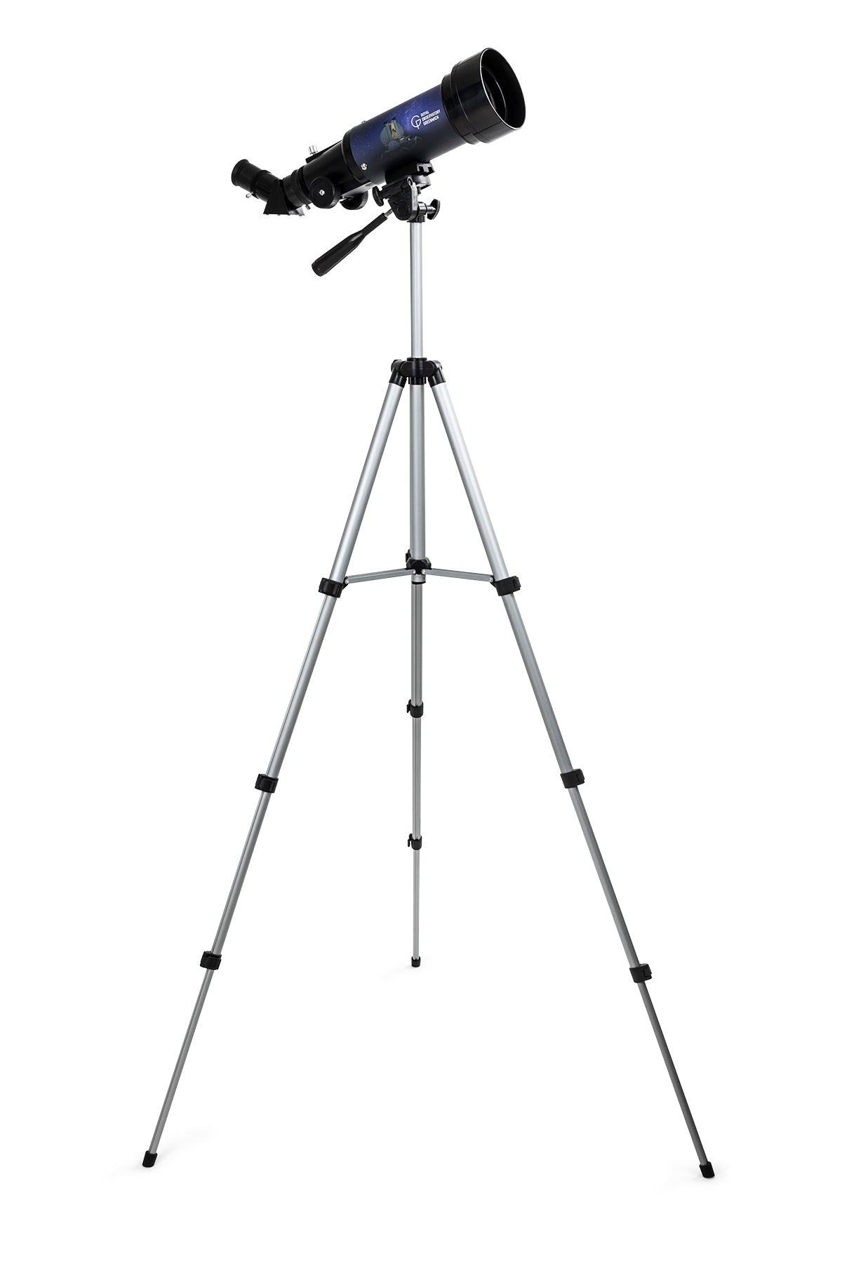 Royal Observatory Travel Scope 70 two eyepieces and finder detail