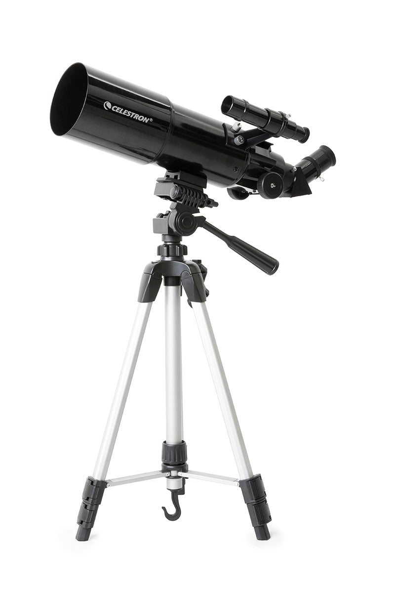 Travel Scope 80 optical tube and mount detail