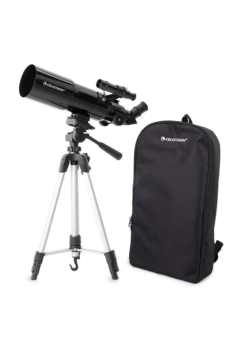 Travel Scope 80 tripod and accessory arrangement